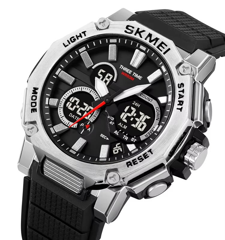 Skmei - 2219 - Digital Sports Watch - silver image 0