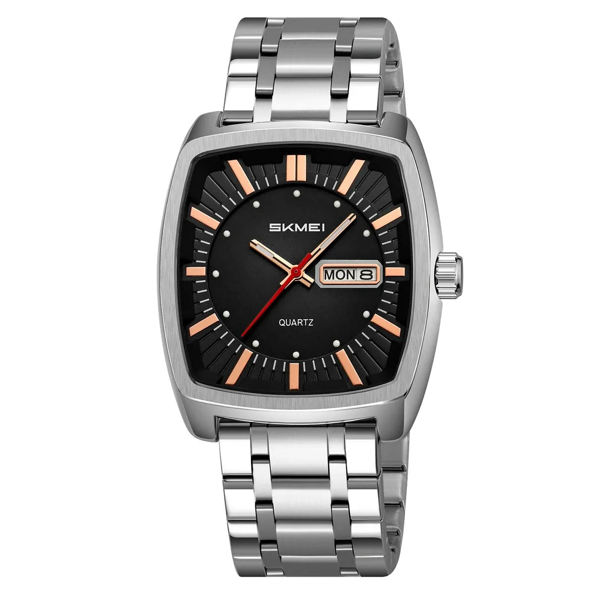 SKMEI - 9354 - Business Analog Quartz Watch - Black image 1