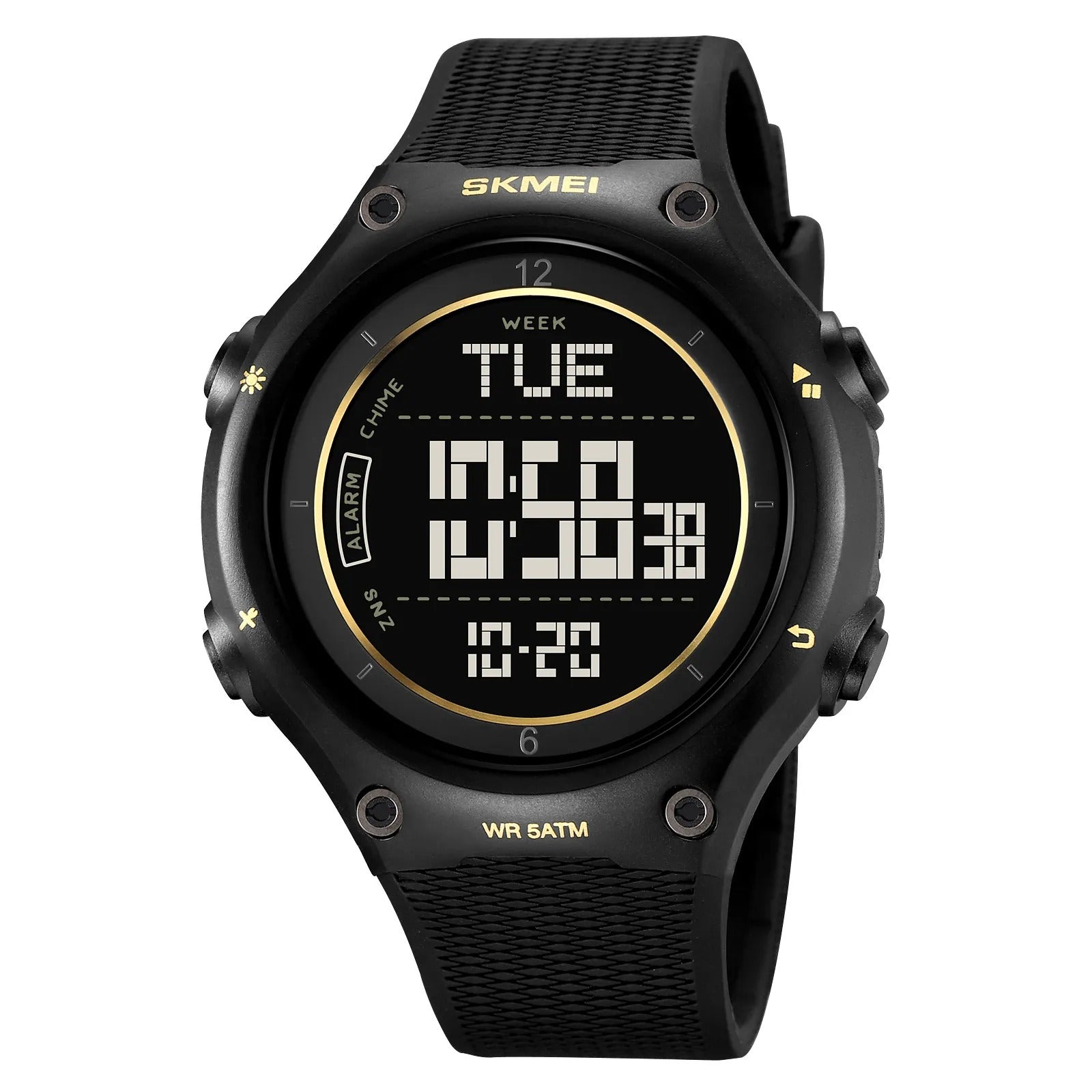 SKMEI 2161 Digital Sports Watch - gold image 1