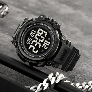 Skmei - 2422 - Digital Big Dial Shock Sports Watch - black image 0