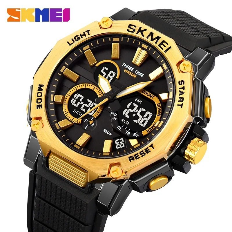 Skmei - 2219 - Digital Sports Watch - Gold image 0