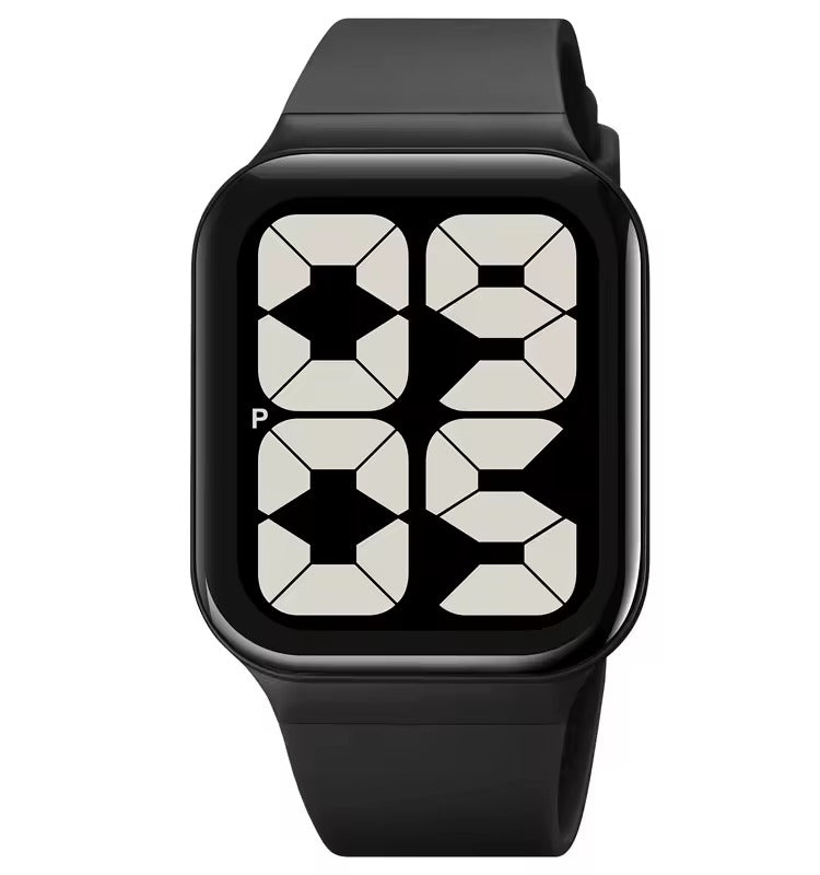 SKMEI - 1995 - Big Display Digital Watch - black/black image 3