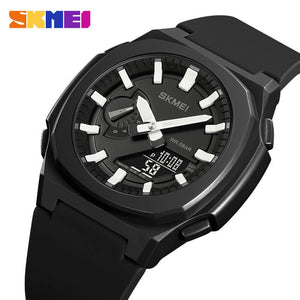 Skmei - 2091 - Digital Analog - Black/White-Black image 0