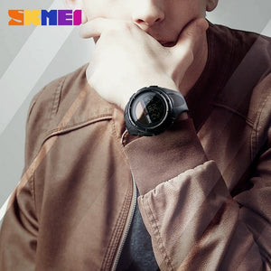 SKMEI - 1405 - High Quality Luxury Watch - Black image 4