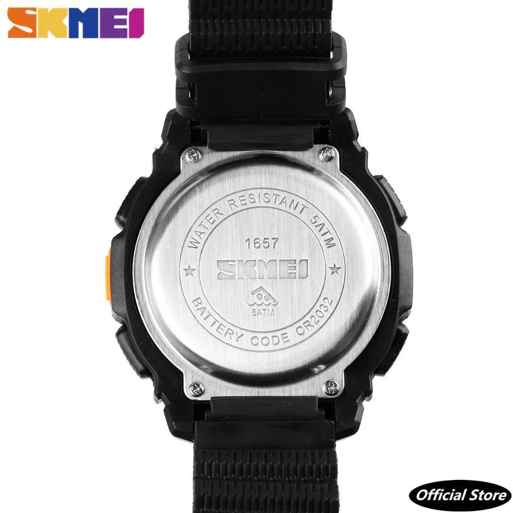 Skmei - 1657 - Sports 50M Waterproof Digital - Black/Black image 4