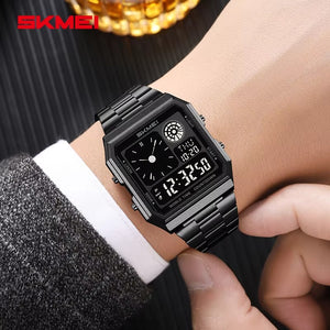 Skmei - 2353 - Digital World Electronic Watch - black/black image 2