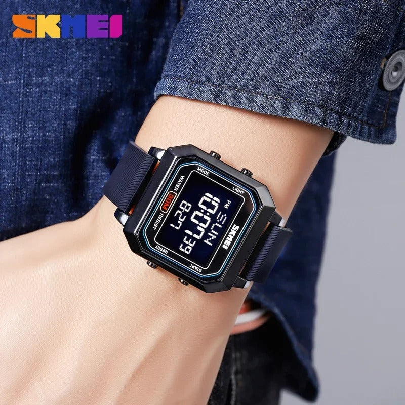 Skmei - 2150 - Digital Electronic Sports Watch - black/black image 2