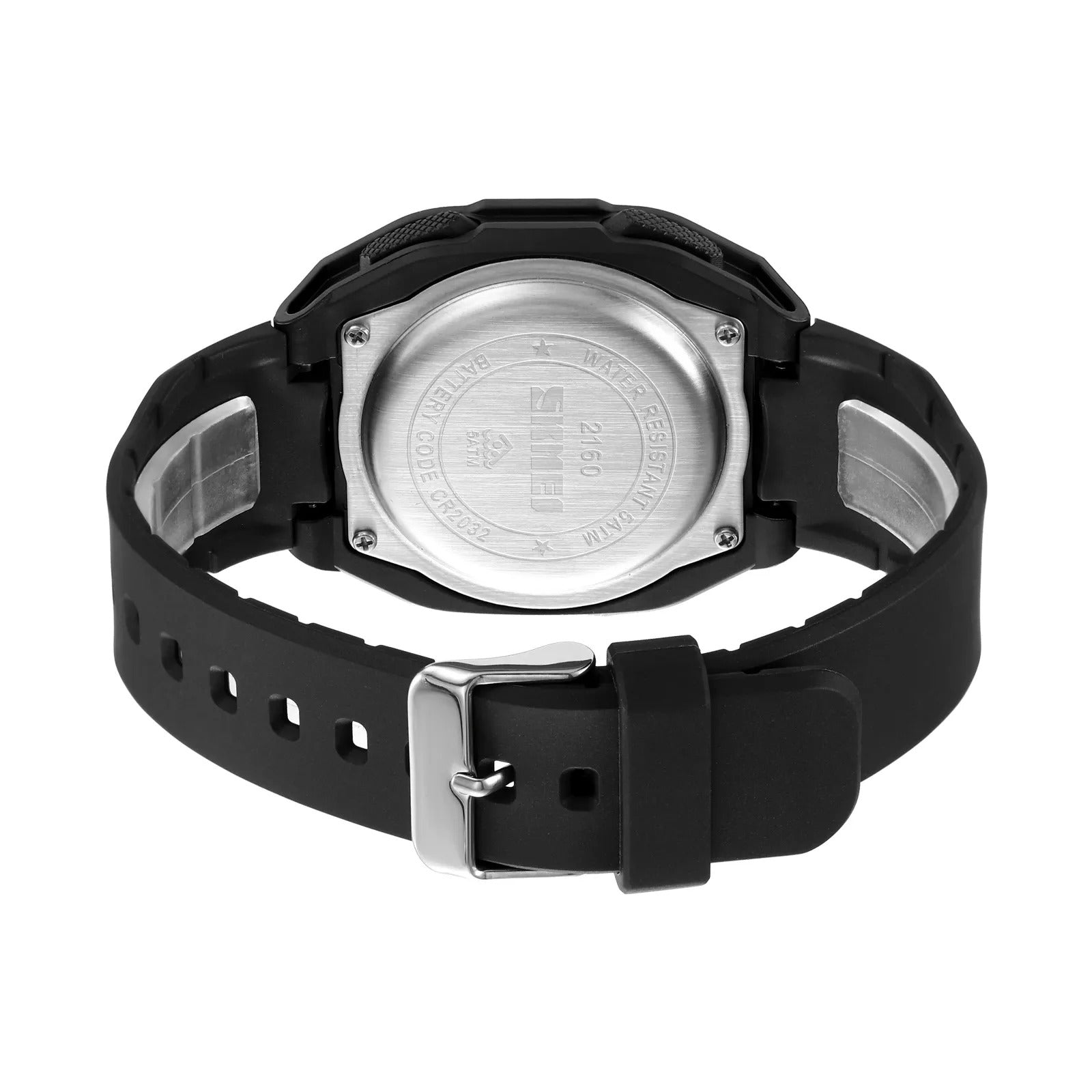 Skmei - 2160 - Smart Digital Functions Watch - black-white image 6