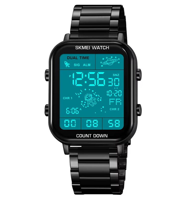 Skmei - 2301 - Digital Electronic Chronograph Sports Watch - black image 3