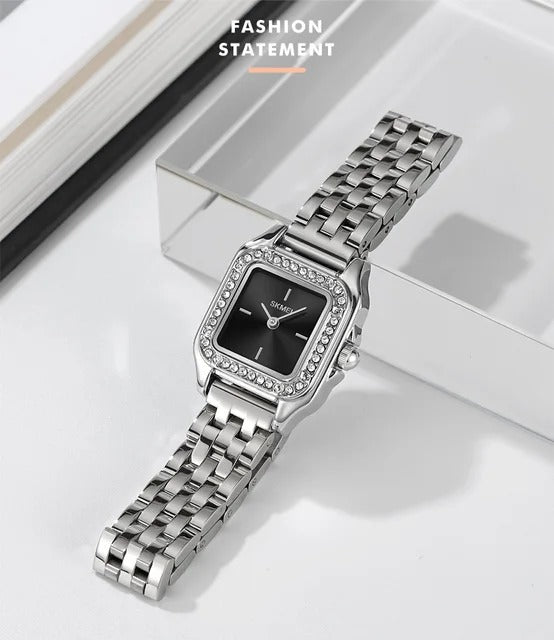 Skmei - 2181 - Women Stainless Steel Watch - Silver image 3