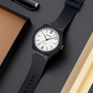 SKMEI - 2470 - High Quality Luxury Watch - White-Line image 0