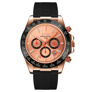 SKMEI 9275 Premium Chronograph Quartz Watch - Rosegold/Rosegold