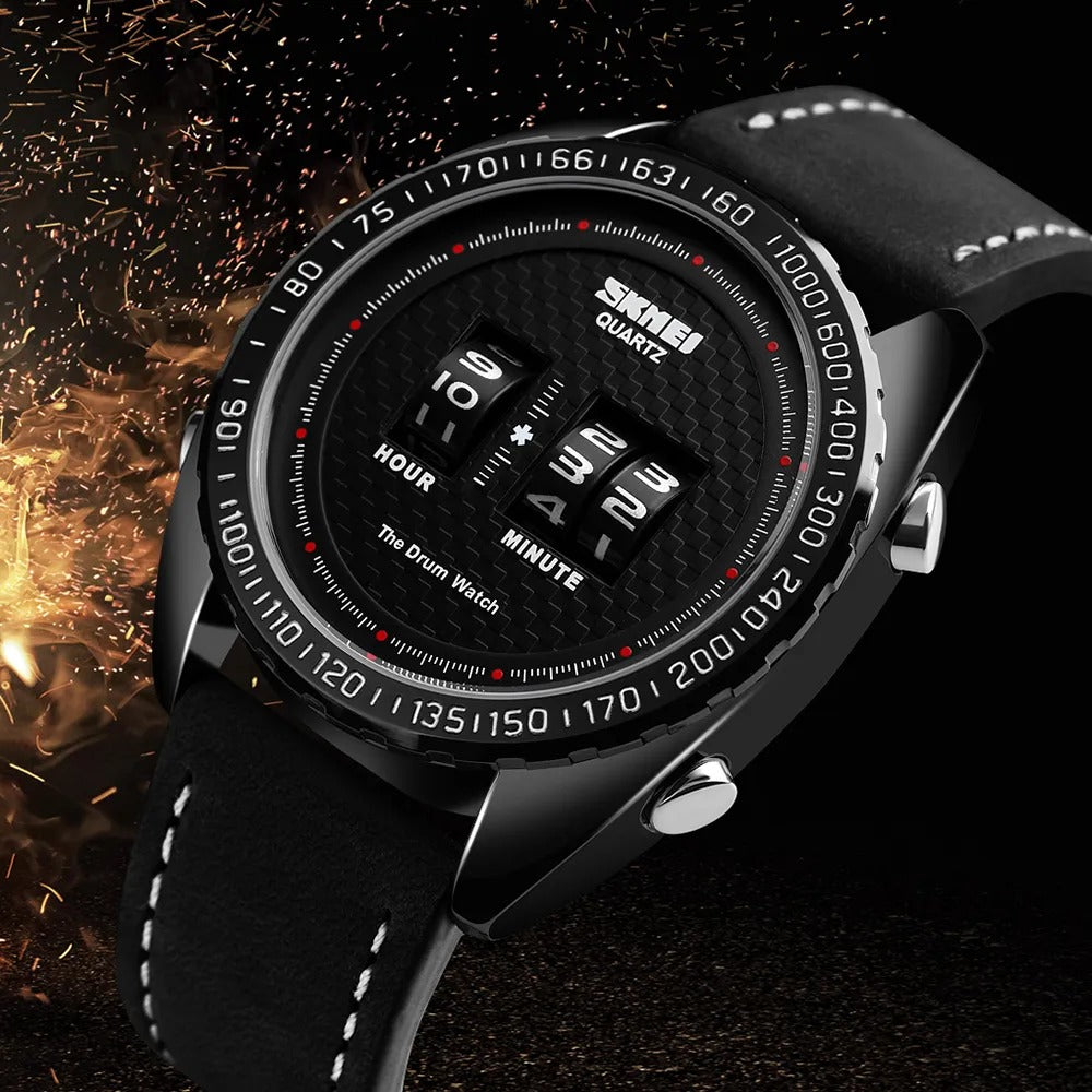 SKMEI - 1516 - High Quality Luxury Watch - Black/Black-Black image 4