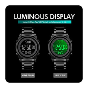 Skmei - 1611 - Advanced Digital Functions Watch - black image 2