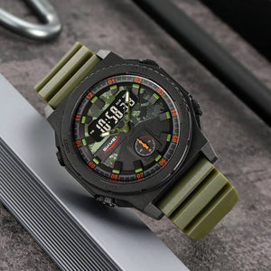 SKMEI - 2355 - High Quality Luxury Watch - ArmyGreen image 0