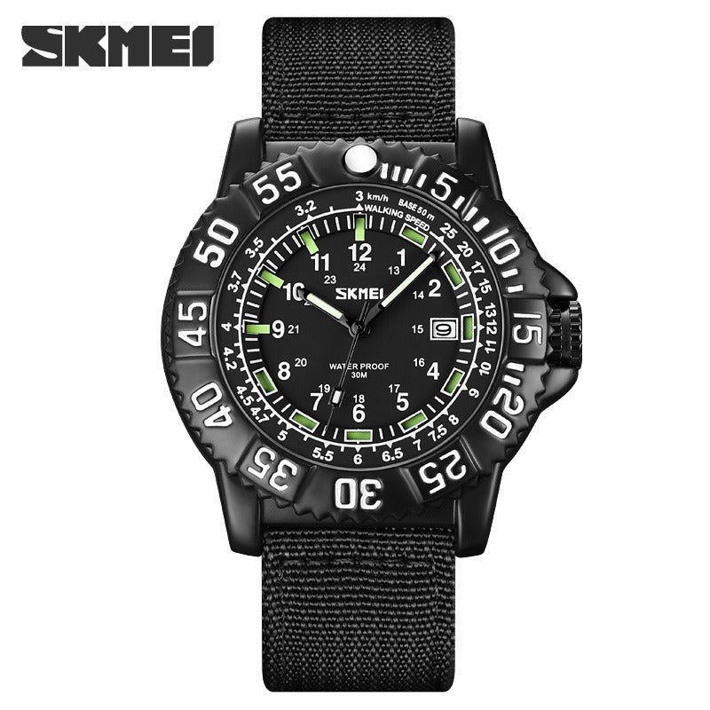 SKMEI - 9281 - High Quality Luxury Watch - Black image 1