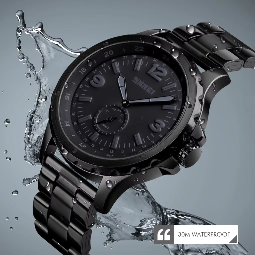 SKMEI - 1513 - High Quality Luxury Watch - Black image 1