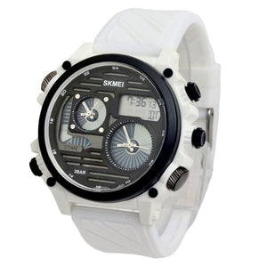 Skmei - 2202 - 4 Time Display Digital Sport - White/Black image 1