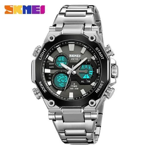 Skmei - 2210 - Digital Sport Watch - Silver image 3