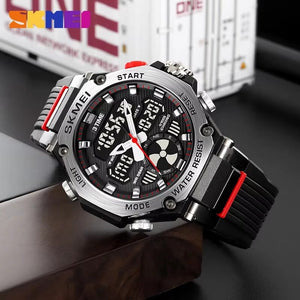 Skmei - 2223 - S-shock Sport Watch - Black/Silver image 0