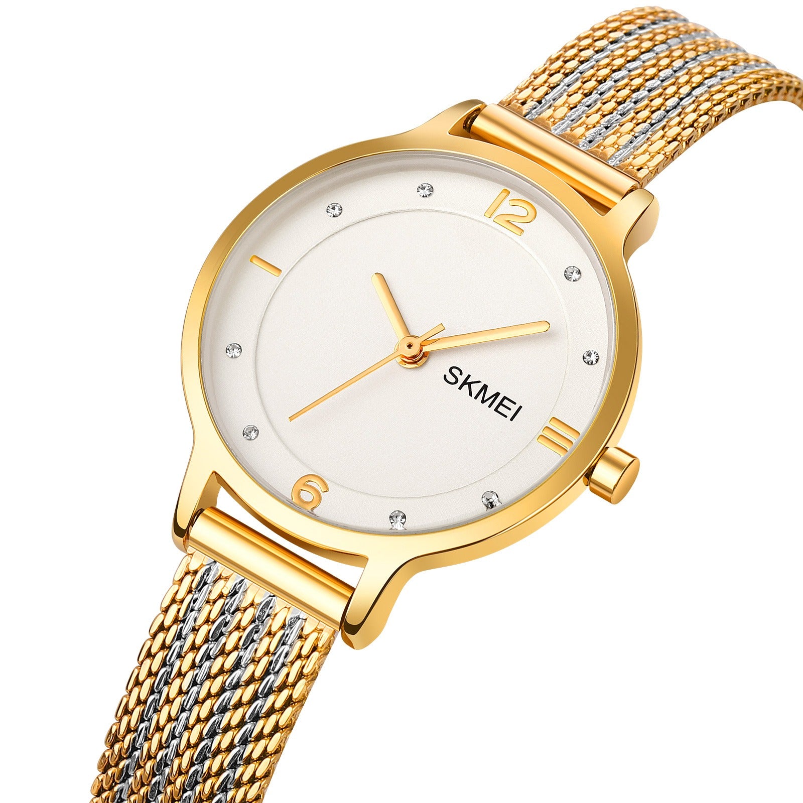 SKMEI - 1874 - Women Stainless Steel Quartz Watch - gold image 0
