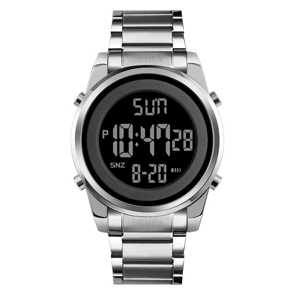 Skmei - 1611 - Advanced Digital Functions Watch - silver image 1