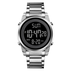 Skmei - 1611 - Advanced Digital Functions Watch - silver image 1