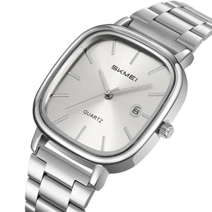 Skmei – 2551 – Classic Quartz Movement Watch – Silver/Silver image 0