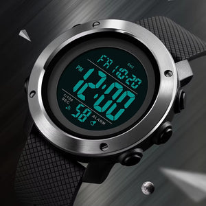 SKMEI - 1416 - High Quality Luxury Watch - Black-Steel image 0