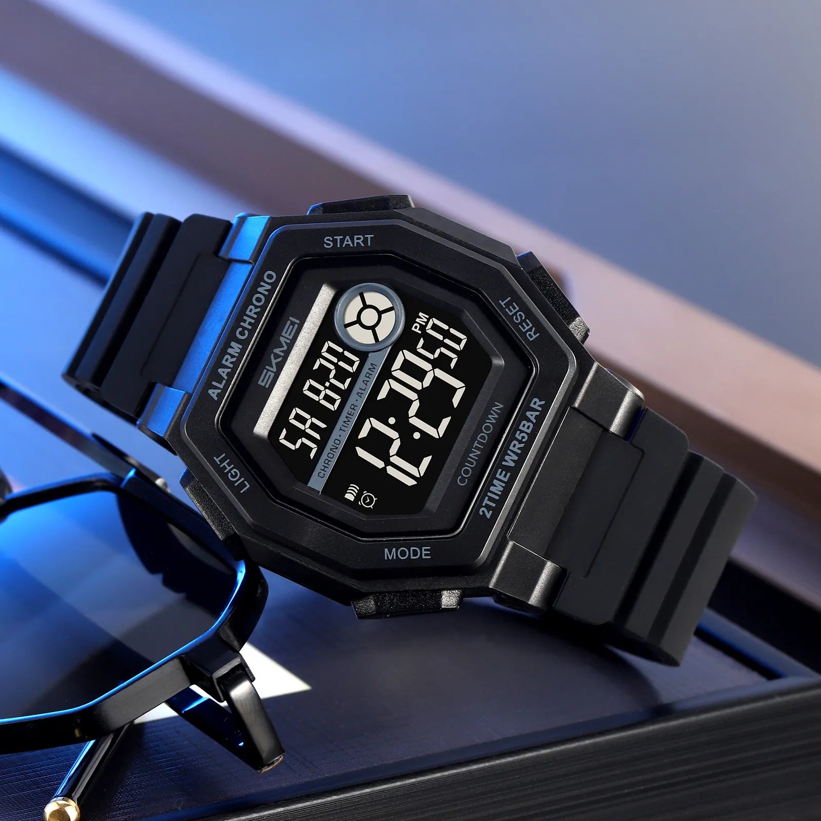 SKMEI - 2552 - Digital Sports Watch - black image 5