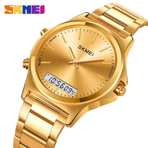 SKMEI 2120 Electronic Luminous 30m Waterproof - Golden