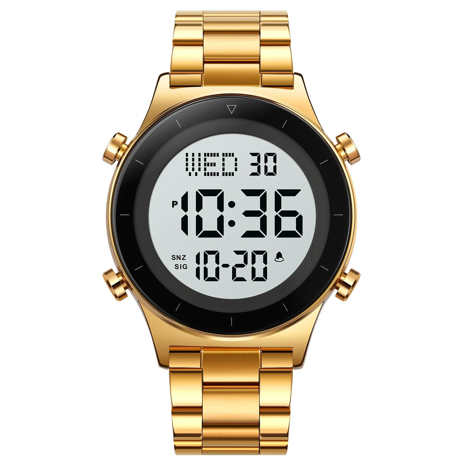 Skmei - 2079 - Digital Electronic Waterproof Multifunctional - Golden image 0