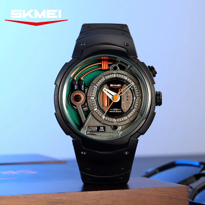 SKMEI - 2535 - Gents Quartz Watch - black image 4