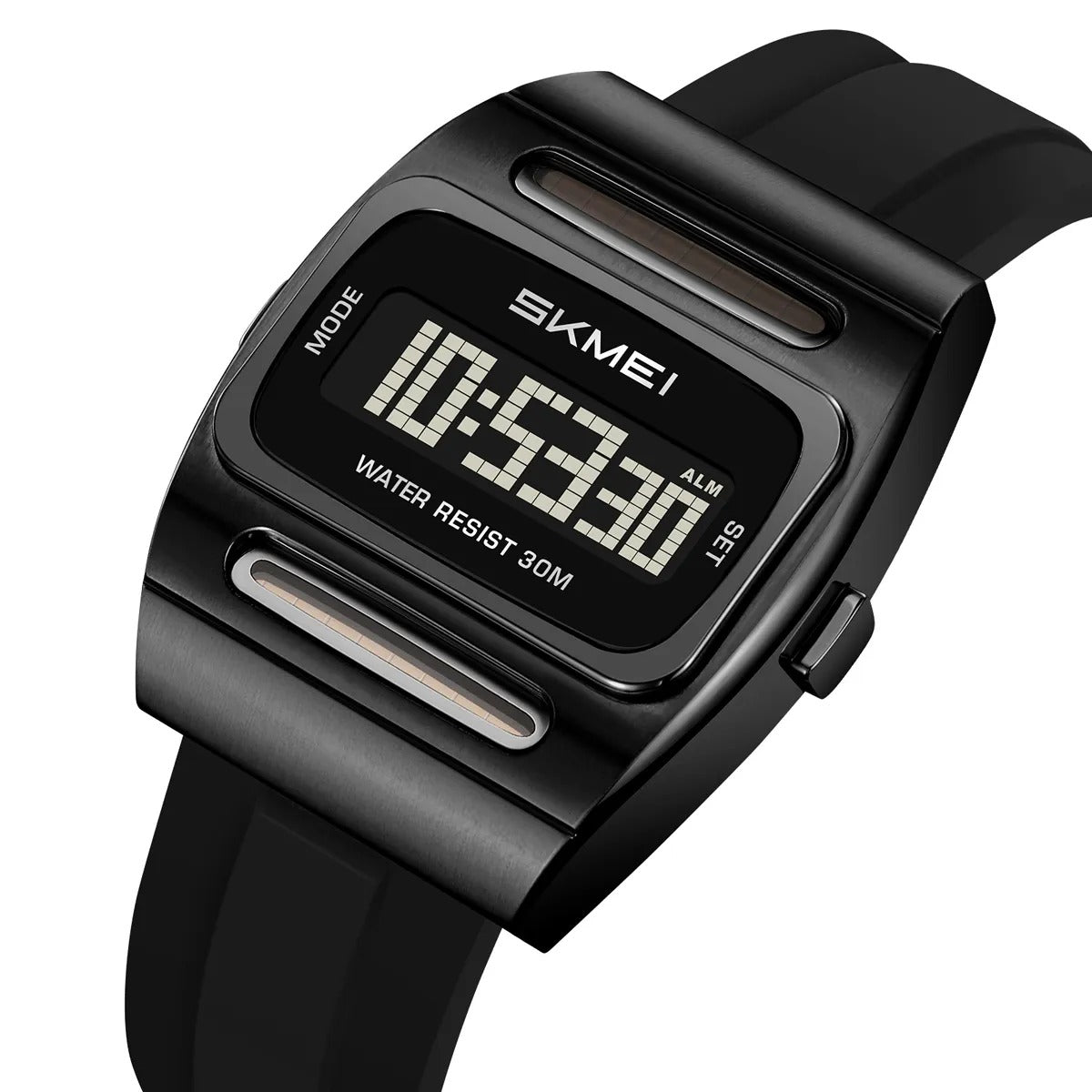 SKMEI 2563 Solar Powered Digital Watch - black image 0