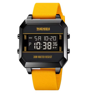 SKMEI 1848 Digital Waterproof LED Luminous - Yellow