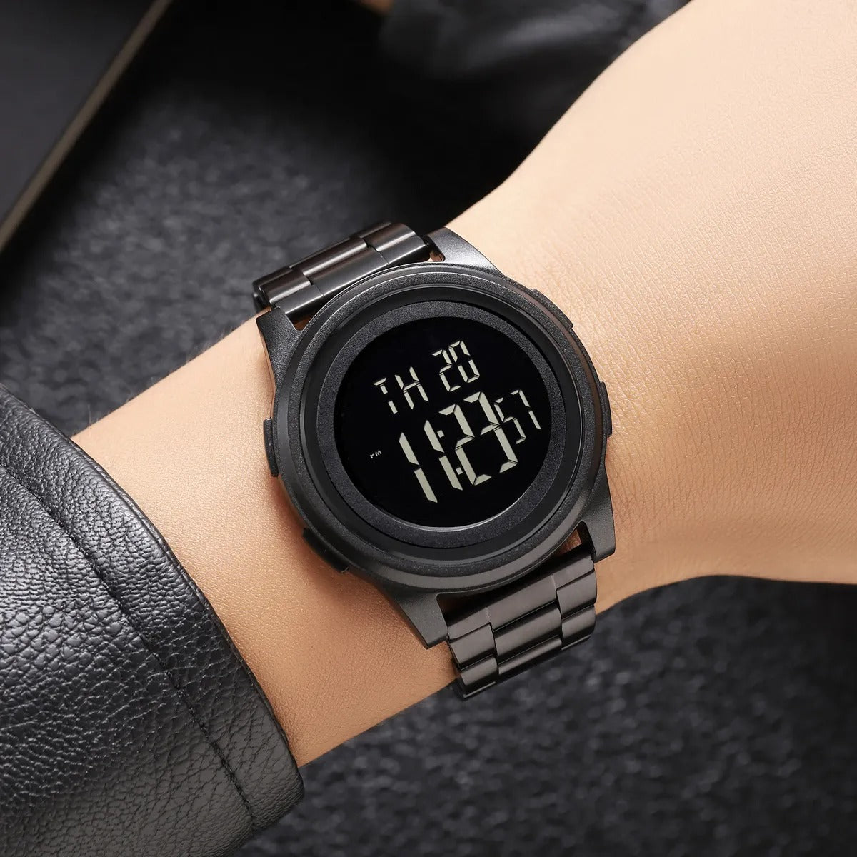 Skmei – 2379 – Multi-Function Digital Watch – Black image 2