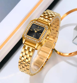 Skmei - 2181 - Women Stainless Steel Watch - Gold image 1