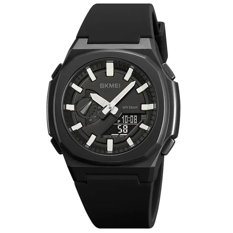 Skmei - 2091 - Digital Analog - Black/White-Black image 1