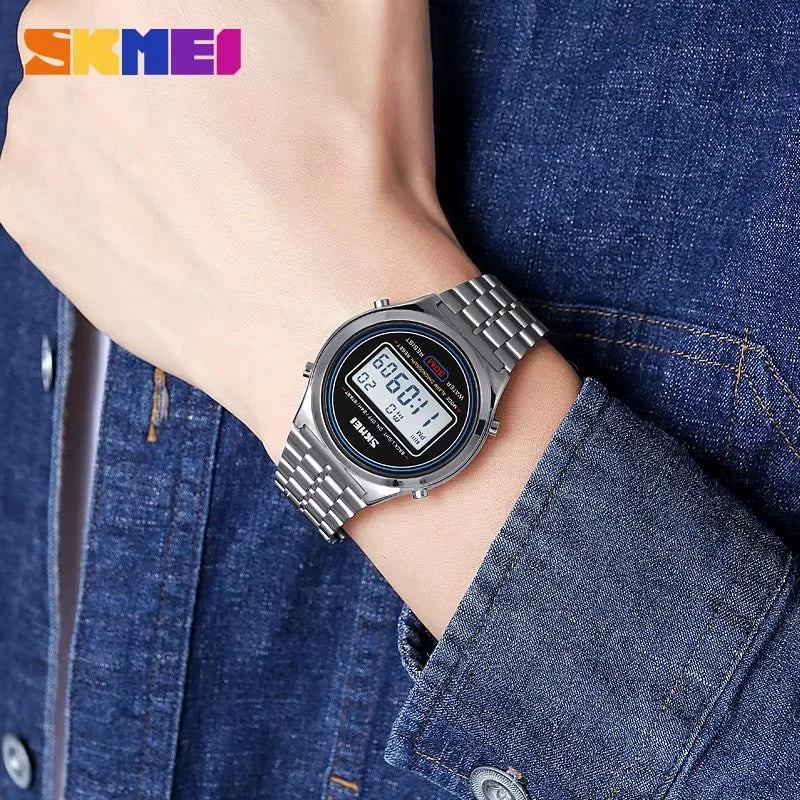 Skmei - 2146 - Luminous 50m Waterproof Mutifunctional - Silver image 3