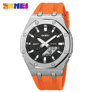 Skmei - 2243 - World time 50 Timezone- Orange image 0