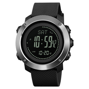 Skmei - 1418 - Adventure Core Digital Watch - Black Steel Ring image 0