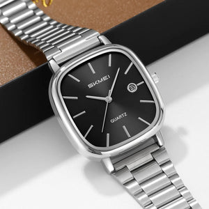 Skmei – 2551 – Classic Quartz Movement Watch – Silver/Black image 1