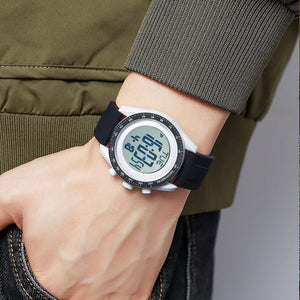 Skmei - 2045- Digital Multifunctional Luminous Waterproof - LightGrey image 2