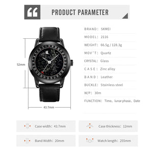 SKMEI - 2116 - Rotatable Screen High Quality Watch - Black-Steel image 4