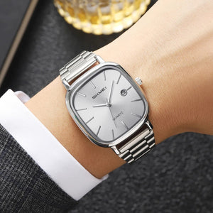 Skmei – 2551 – Classic Quartz Movement Watch – Silver/Silver image 2
