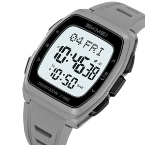SKMEI - 2441 - Smart Digital Sports Watch - Grey image 1