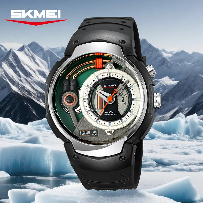 SKMEI - 2535 - Gents Quartz Watch - silver image 1