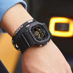 SKMEI - 1629 - Bluetooth Step Count High Quality Sports Watch Pedometer - Black image 4