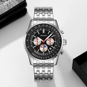 Skmei – 9348 – Executive Chronograph Watch – Black image 3