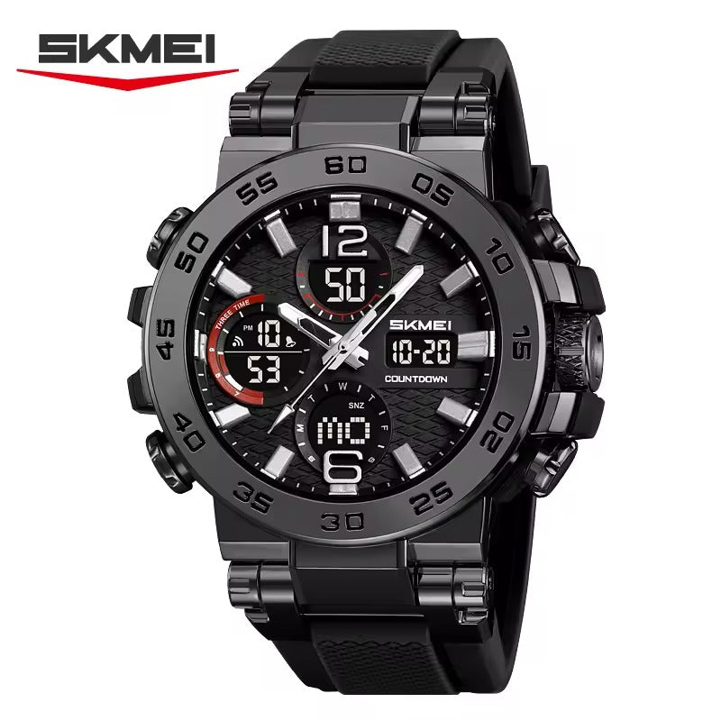 Skmei - 2499 - Analog Digital Dial Display - Black image 0